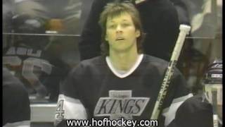 February 27 1989 Los Angeles Kings  4  New York Rangers  6 Guy Lafleur [upl. by Lienahs]