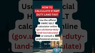 How to calculate Stamp Duty Land Tax ukproperty shorts [upl. by Milo749]