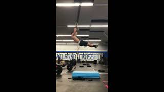 Ring Muscle Up Kipping slow mo [upl. by Aihseym]