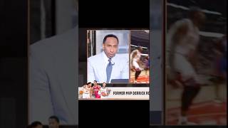 Stephen A Smith on Derrick Rose Retiring 🌹 comedy nba stephenasmith espn sports derrickrose [upl. by Freyah]