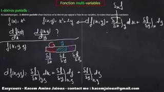 4  Complément mathématique  Fonctions multivariable et différentiel [upl. by Patric]