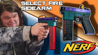 The BEST NERF Pistol The PewPew Select fire 40 DPS Fullauto Sidearm [upl. by Lauzon476]