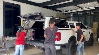 หลังคา Carryboy SR5  Ford Ranger Next Gen carryboynonthaburi [upl. by Ydissak]