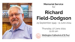 Memorial Service for Richard FieldDodgson [upl. by Jeth747]