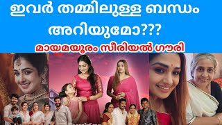 mayamayooram serial gouri  actress vidya vinumohan wedding  family shoba mohan  zeekeralam [upl. by Solahcin]