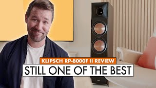 Klipsch Tower Speakers R700 Killer 😯 KLIPSCH RP8000F II Review [upl. by Nilra37]