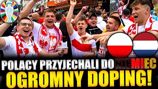 TYSIĄCE POLAKÓW WYSZŁO NA ULICE NIEMIEC OGROMNY DOPING POLAKÓW PRZED MECZEM Z HOLANDIĄ [upl. by Antoinetta]