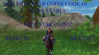 NEW FREE STAR COINS CODE IN STAR STABLE FREE STAR COINS BE SURE TO REDEEM BE FAST STAR STABLE [upl. by Bluma]