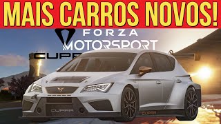 MAIS CARROS NOVOS FORAM CONFIRMADOS NO FORZA MOTORSPORT [upl. by Arrehs]