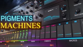 Arturia Pigments 4 MACHINES Sound Design Tutorial [upl. by Ecnerol783]