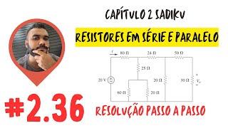 Resolução 236  Determine 𝑖 e 𝑉0 no Circuito  Livro do Sadiku [upl. by Dedra]