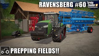 Prepping Fields For New Crops  Ravensberg 60 Farming Simulator 19 Timelapse [upl. by Akcirred]