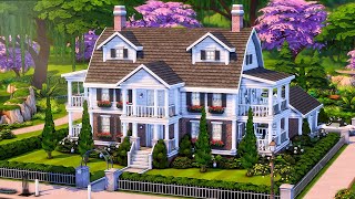 Umbrage Manor Base Game Home 🌹 The Sims 4 Speed Build  No CC​ [upl. by Hamid139]