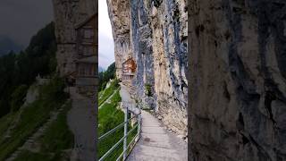 Aescher Cliff Restaurant In Ebenalp Switzerland [upl. by Mikiso]