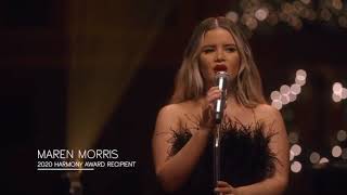 Maren Morris quotThe Bonesquot Nashville Symphonie Ball 2020 [upl. by Dnomasor]