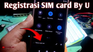 Cara mudah registrasi SIM card by U [upl. by Hanshaw]