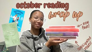 october reading wrap up 🎃  new favs anticipated reads [upl. by Isnan]