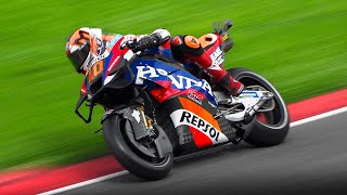 2024 Honda RC213V MotoGP testing at Mugello Circuit Launch Accelerations amp Raw 1000cc V4 Sound [upl. by Ynohtnad]