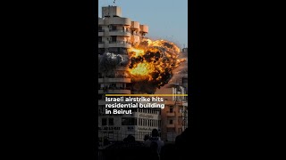 Israeli strike hits Beirut as Lebanon’s death toll surpasses 3500  AJ shorts [upl. by Novaj]