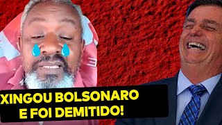 SE LASCOU Caminhoneiro petista xinga Bolsonaristas é DEMITIDO e implora desculpas [upl. by Barthelemy]