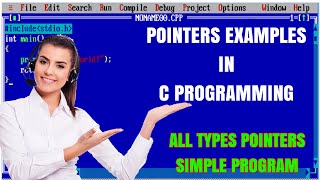 POINTERS IN C PROGRAMMING EXAMPLES  POINTERS BASIC PROGRAMMING EXAMPLES  C LANGUAGE PROGRAMMING [upl. by Inalial274]