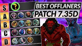 NEW OFFLANE TIER LIST Patch 735D  Best Position 3 Heroes RANKED  Dota 2 Guide [upl. by Nagy581]