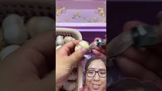 Garlic peeling satisfying viralvideo shotrs Farmea 🤗 [upl. by Ebehp]