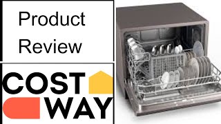 Product Review  COSTWAY Countertop Dishwasher [upl. by Jesher]