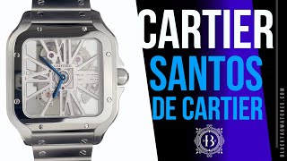 Cartier Santos de Cartier Skeleton WHSA0015 [upl. by Okuy]