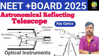 Optical instruments।Reflectingtelescope।class 12thphysicscbseboardeducationrayopticsviralvideos [upl. by Elvin504]