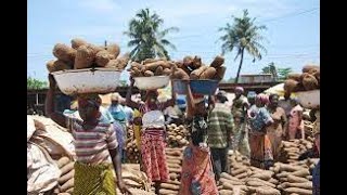 THE FAMOUS AGBOGBLOSHIE LOCAL FOOD MARKET OF AFRICA GHANA [upl. by Hintze]