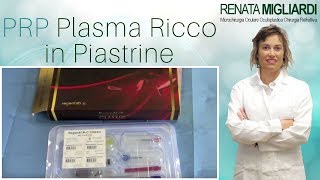 PRP Plasma Ricco in Piastrine  Medicina Estetica  Dr R Migliardi [upl. by Haldis]