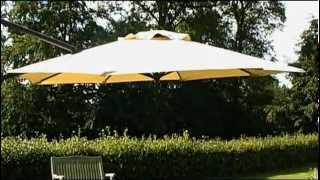 Cantilever Garden Parasol  Easy to Use with Intsant Shade [upl. by Zenia]