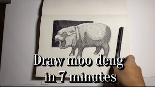 Basic Pen drawing amp crosshatching  tutorial for beginners [upl. by Rainger795]