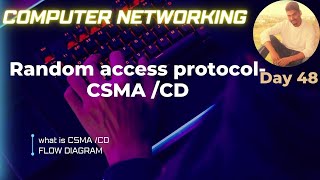 Random access protocol CSMA CD  Collision Detection  Computer Network [upl. by Bolen]