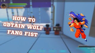 HOW TO GET WOLF FANG FIST IN THIS NEW DRAGON BALL GAME  BUDOKAI Z [upl. by Inoek]