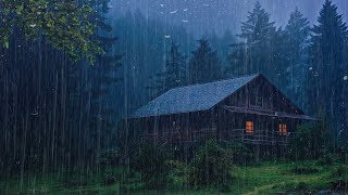 Bruit de la Pluie pour Sommeil Profond  Fortes Pluies et Tonnerre sur le Toit la Nuit [upl. by Radnaxela]