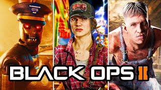 Beating EVERY Black Ops 2 ZOMBIES Map in One Video Victis [upl. by Ahtnamas]