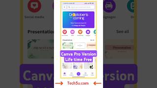 Canva Pro Version life time free canva canvatutorial canvaprofreelifetime canvaprofree [upl. by Prudence]