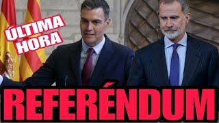 ¡ÚLTIMA HORA SÁNCHEZ ADMITE EL REFERÉNDUM A CATALUÑA [upl. by Yevoc]