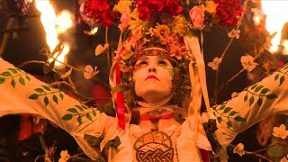 Celtic festival of Beltane heats up in Scotland [upl. by Naaitsirhc]