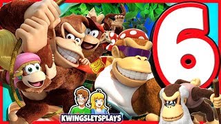 Donkey Kong Country Tropical Freeze Part 6 Funky Deep Keep Nintendo Switch coop walkthrough [upl. by Ketchum428]