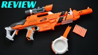 REVIEW Nerf Accustrike STRATOHAWK An Awesome Rapidstrike Repaint [upl. by Sila409]