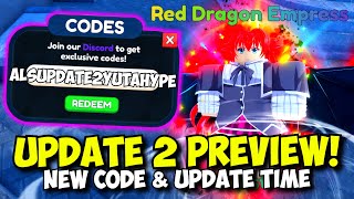 NEW CODE Anime Last Stand Update 2 PORTALS YUTA RIAS  MORE Preview [upl. by Dexter]