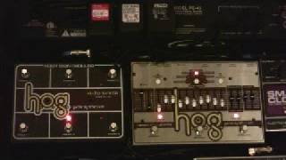 EHX HOG Synthesizer pedal [upl. by Aitram]