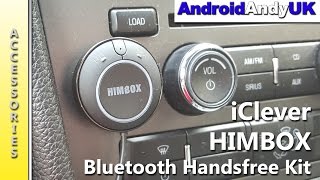 iClever HIMBOX HB01 Plus Bluetooth 40 Hands Free Car Kit [upl. by Ilaire]