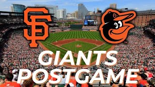 Giants vs Orioles Postgame Breakdown [upl. by Itagaki]