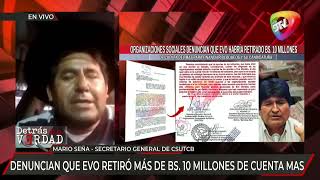 Evo Morales en su peor momento suman las denuncias en su contraEl secretario general de Csutcb [upl. by Suoicerpal]