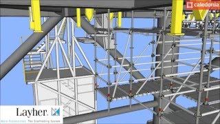 Safe Installation of Underhung Scaffold using Cantilever Method [upl. by Guise827]