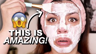 I Put GREEK YOGURT On My Face Everyday For One Week [upl. by Shuman272]